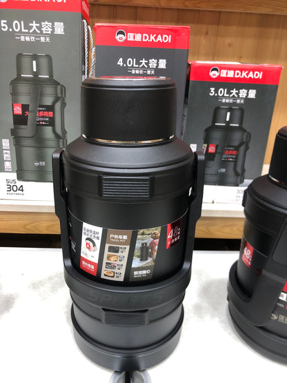 4L D.kadi Outdoor Traveling Bottle With Thermal Insulation 48hr Hot & Cool Pot