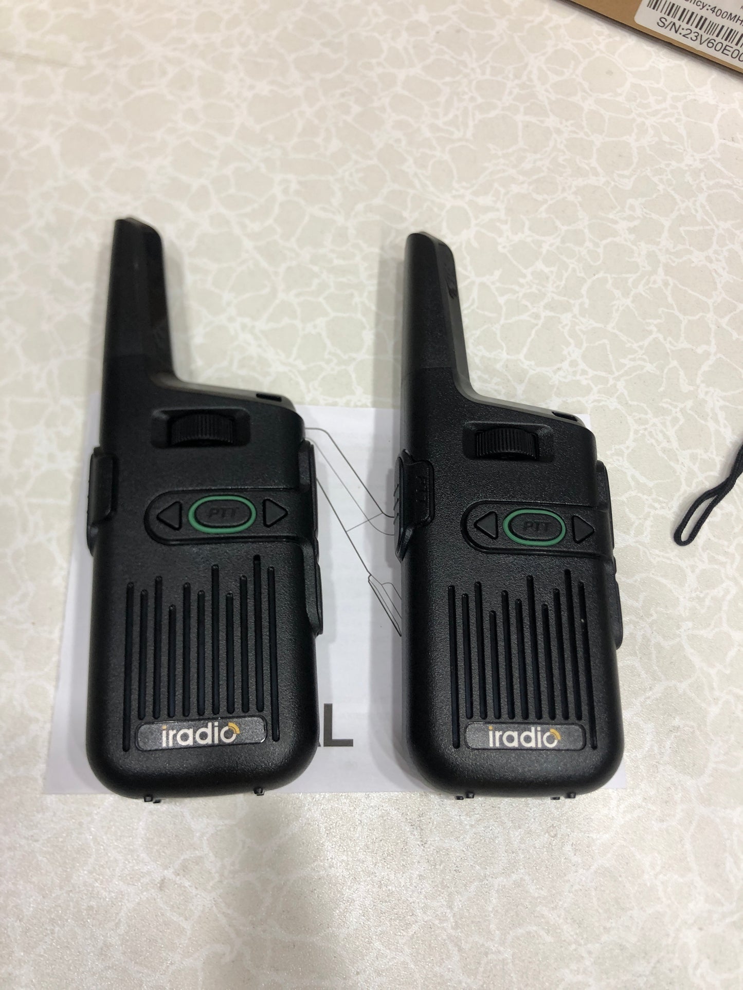 iRADIO Thin Body Radio Walkie Talkie V60