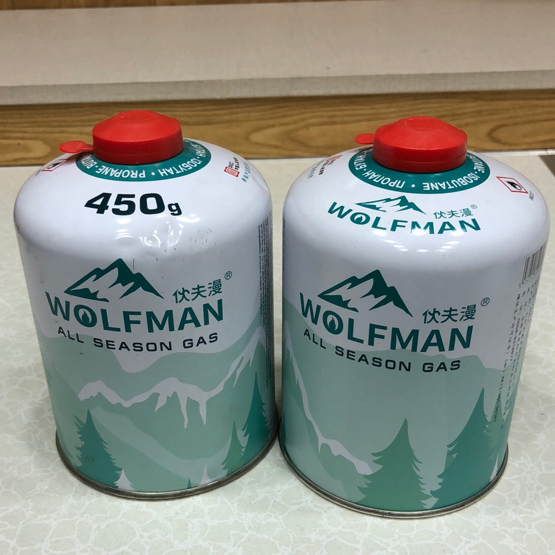 New WOLFMAN 4 Season Camping Gas Cartridge