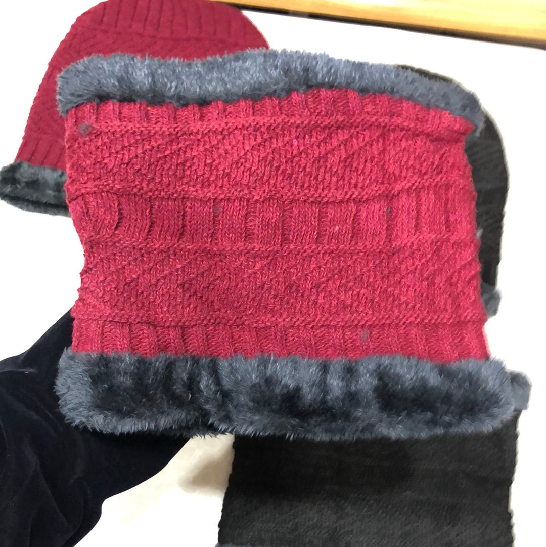 Hat & Neck warmer Winter Cap(unisex)