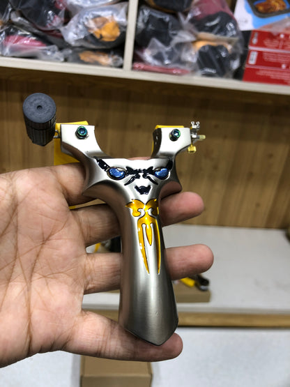 New Heavy Steel Dragon Eye Hunting Slingshot With Laser Sight