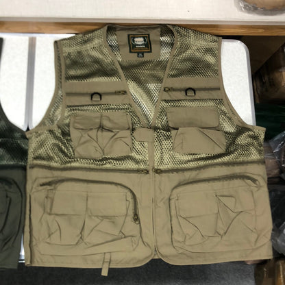 Tactical Men's Military Mesh Multi Pocket Summer Vest
