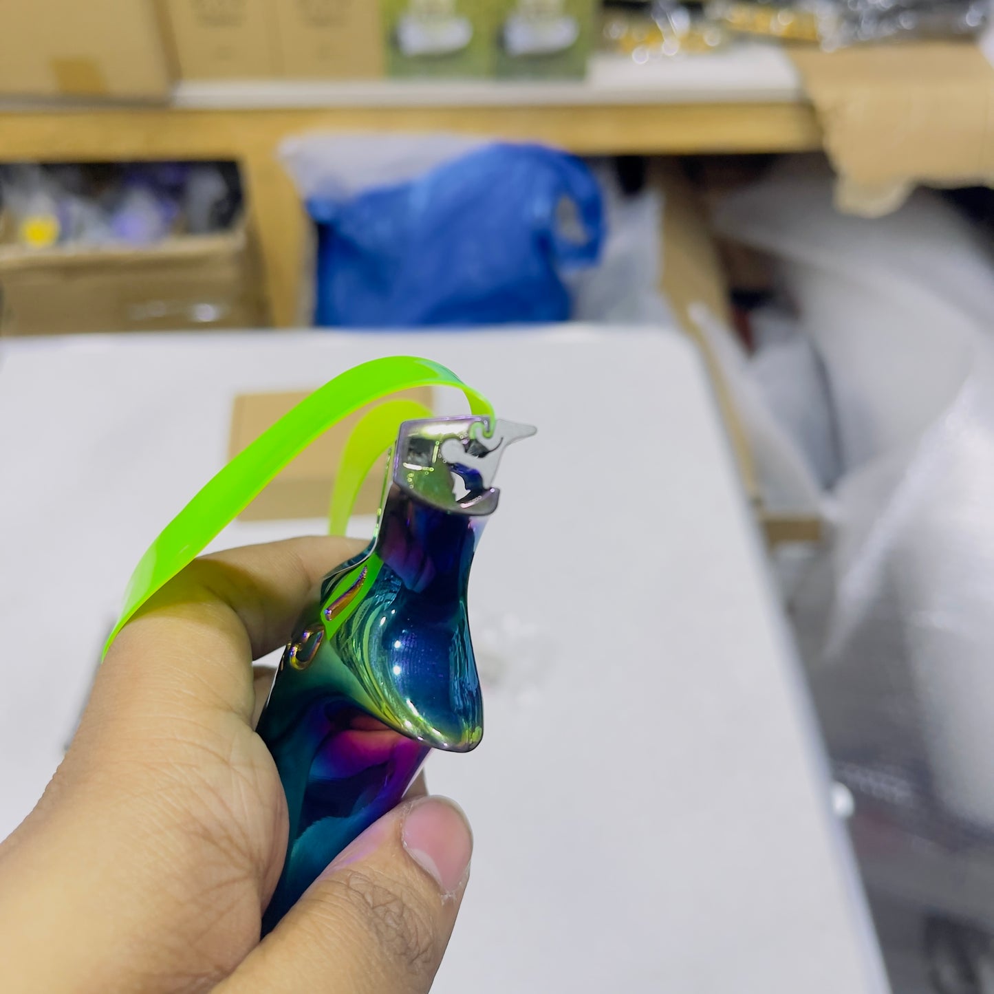 Hunting Colorful Heavy-Duty Full Metal Dragon Eye Slingshot With Ball Storage Design