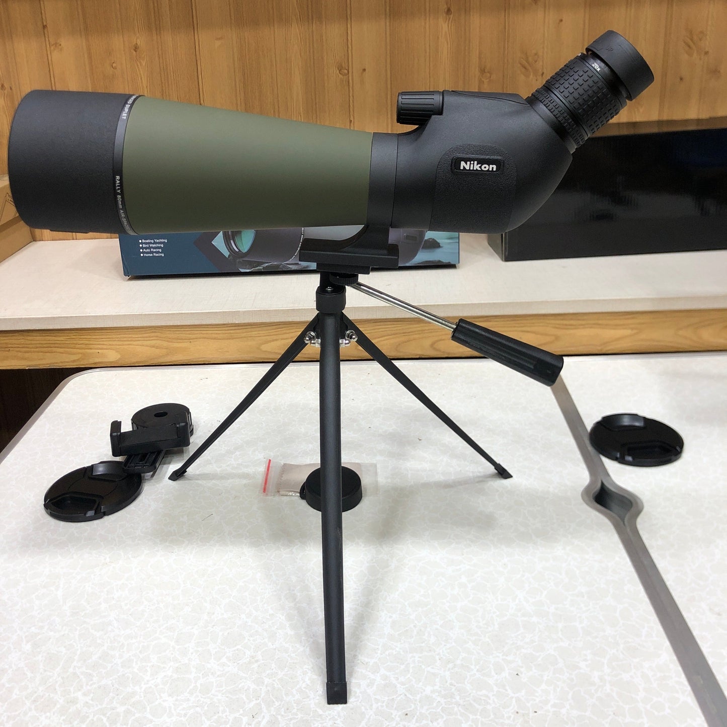 20-60x80 Spotting Scope with Tripod & Mobile Holder