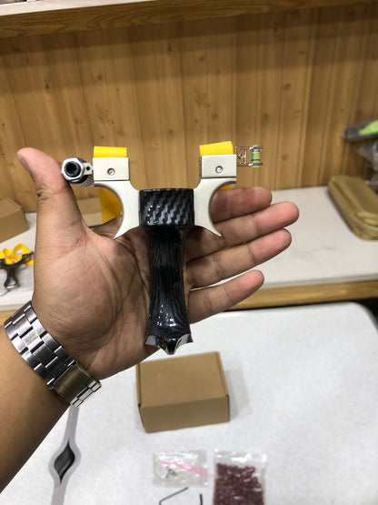 New Carbon Fiber Slingshot With Laser Sight