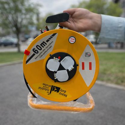 3120 Watts Heavy Duty Extension Cable Reel – 30m-50m & 60m Best For Industrial & Workshop Use