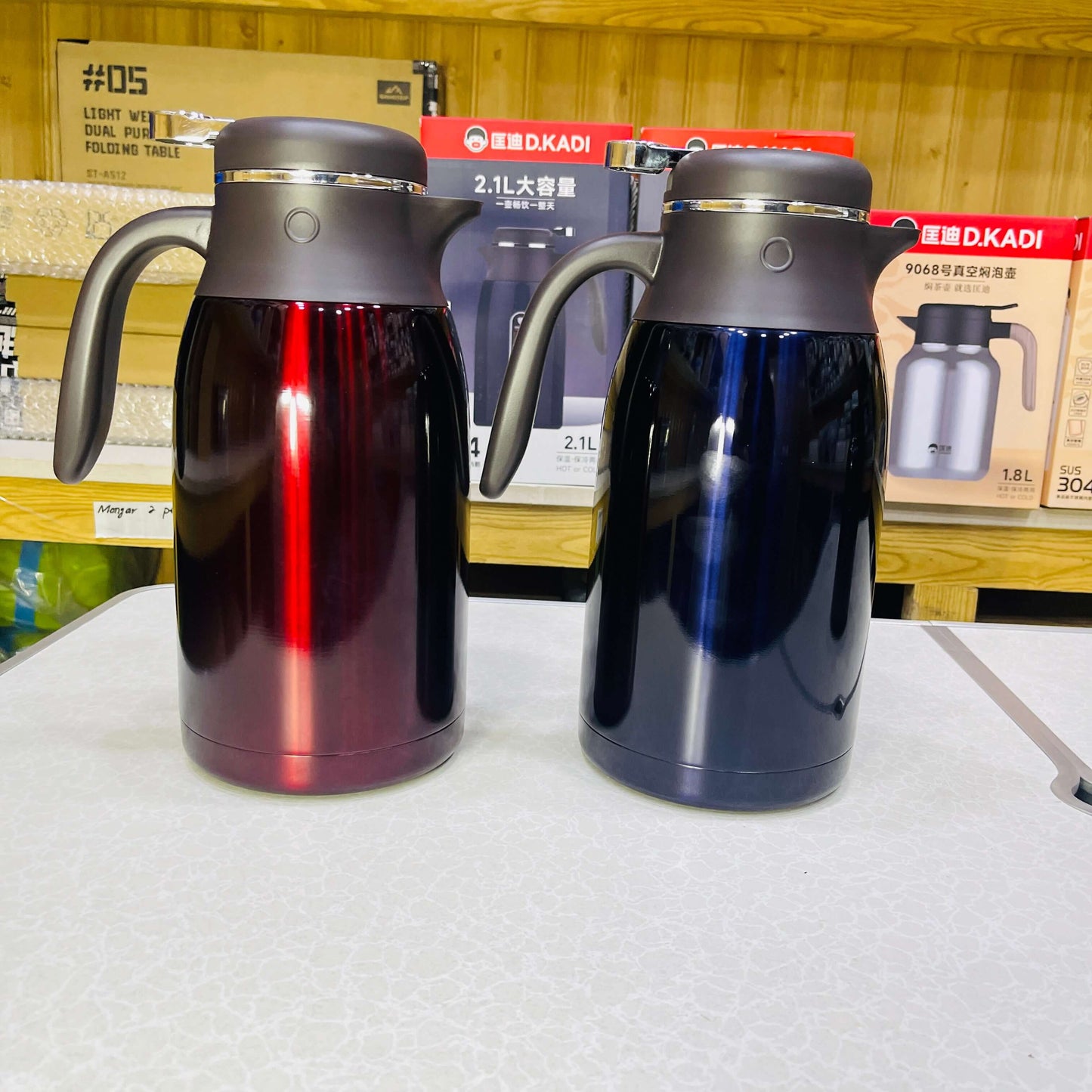 D.KADI 2.1L Vacuum Kettle For Home Use With 24hrs Hot & Cool