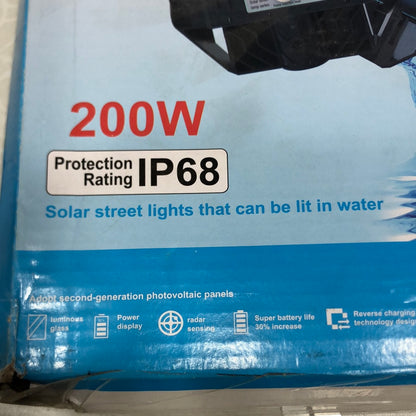 300W/200W New double side solar panel Design Solar Floodlight Outdoor