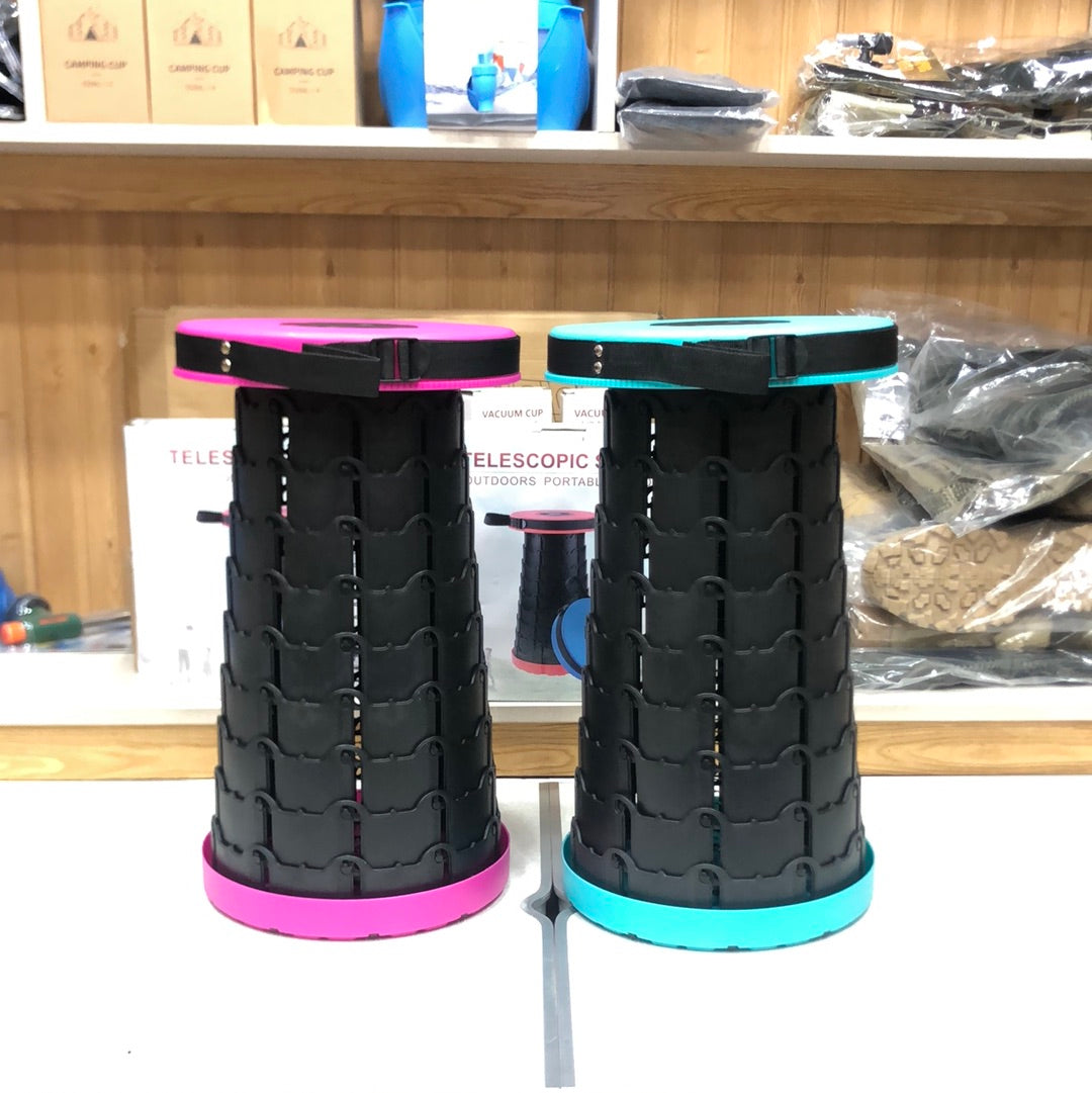 Portable Collapsible Telescopic Stool Foldable Telescopic Stool