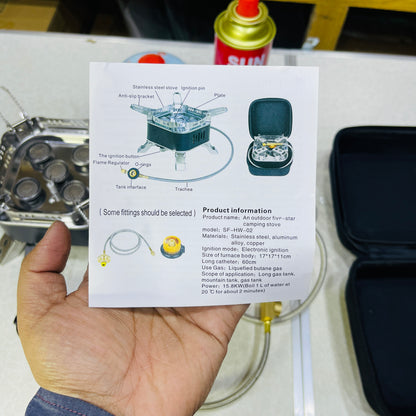 High-Performance 15800W Stainless Steel Outdoor Camping Stove