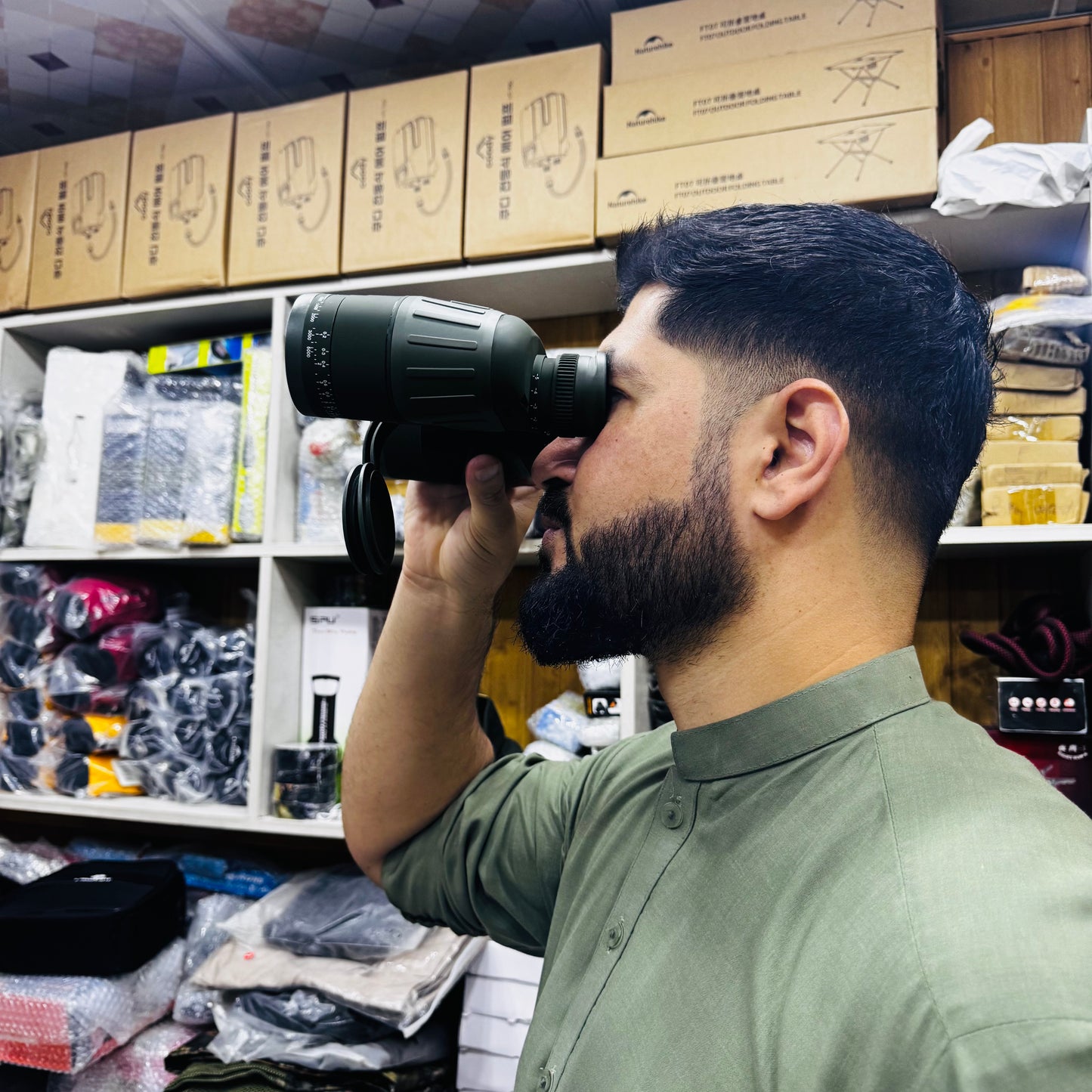 10x50 Boostron High Quality HD Binocular With Compass