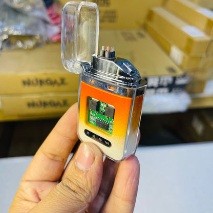 New Ultra Mini Transparent Double ARC Rechargeable Lighter JL-335