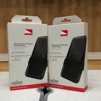 The Cascade Water Proof Wireless Charging PowerBank