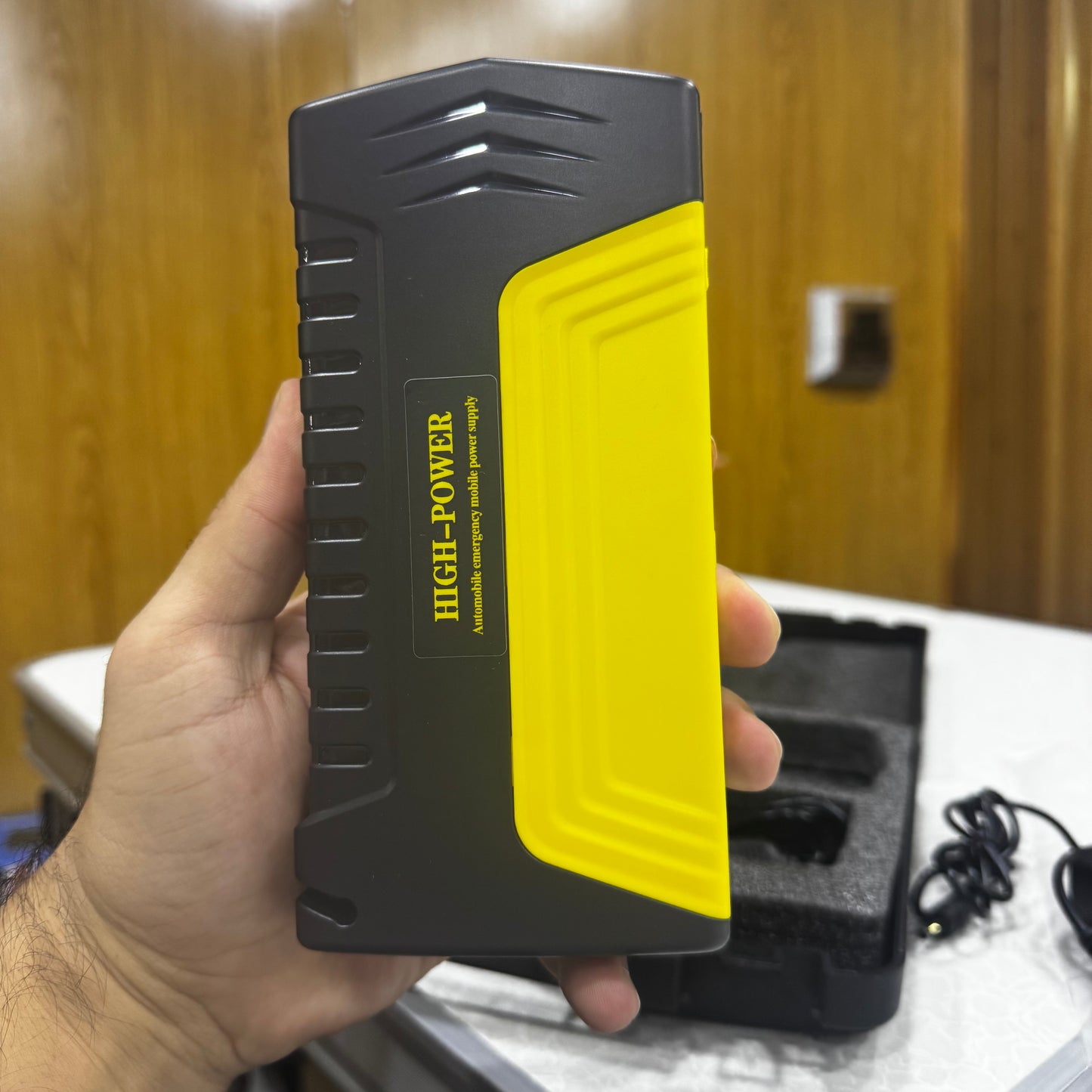 Powerful Car Jump Starter Battery Pack Rechargeable With Led