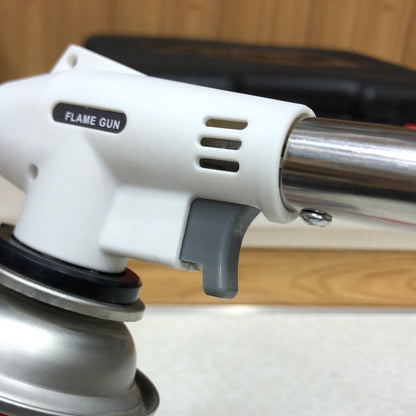 Auto-Ignition Butane Gas Welding-Burner Flame Gun White
