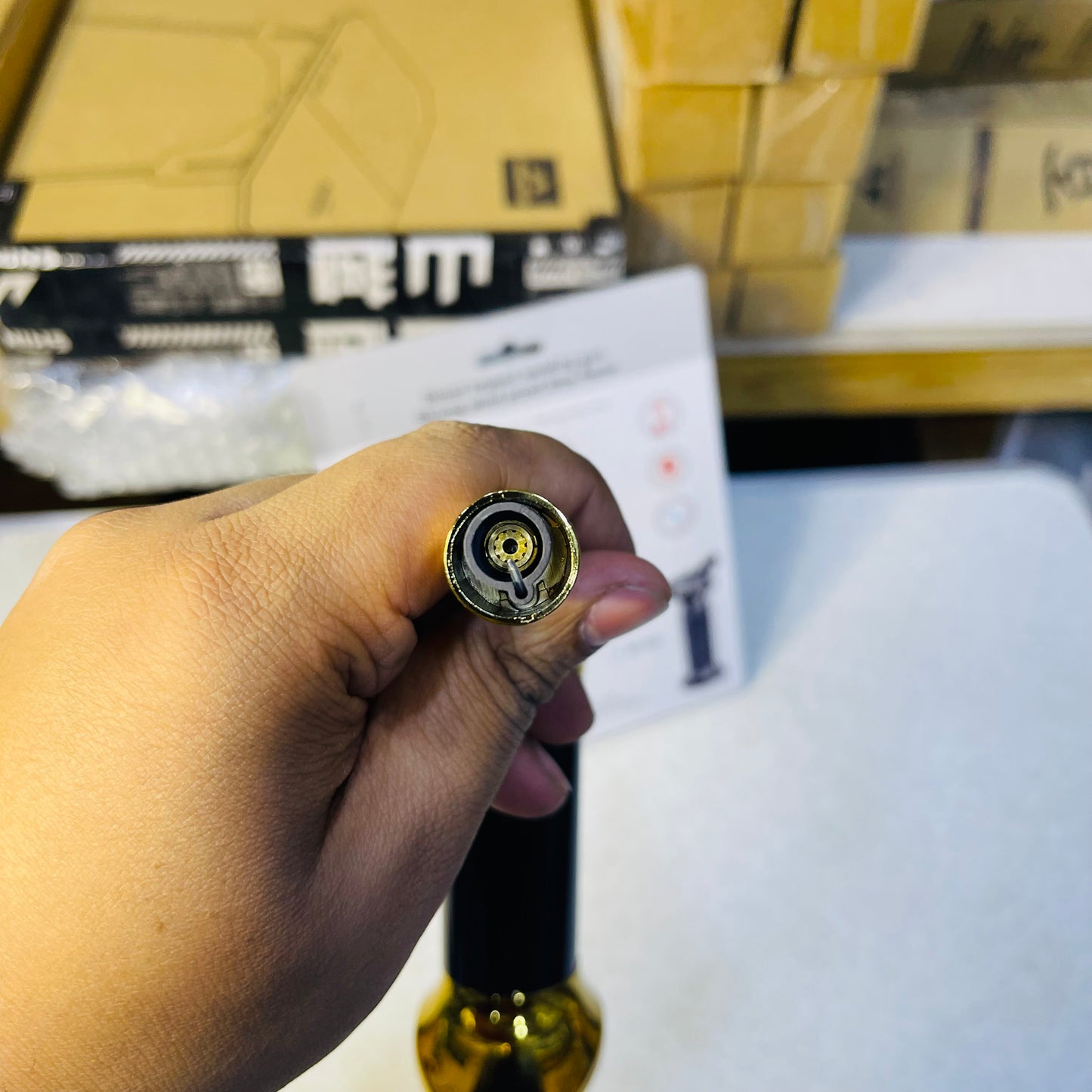 New Flexible Ignition Refillable Jet Flame Cigar Lighter At-702