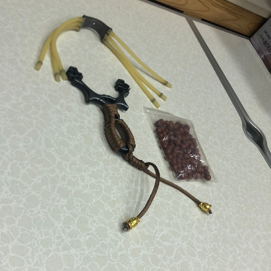 High Quality Brown ribbon slingshot