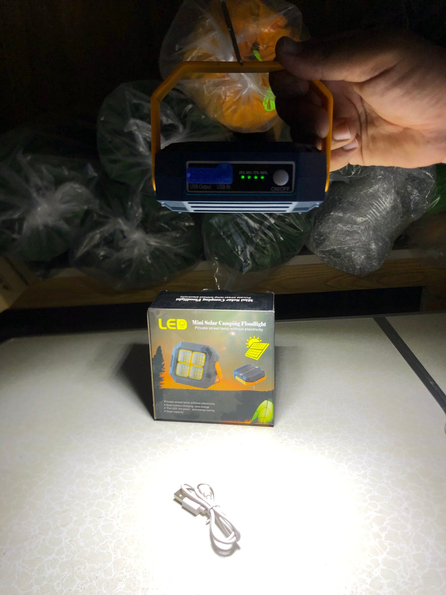 Led solar Working light