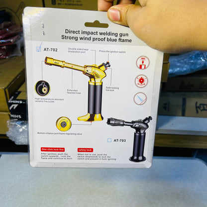 New Flexible Ignition Refillable Jet Flame Cigar Lighter At-702