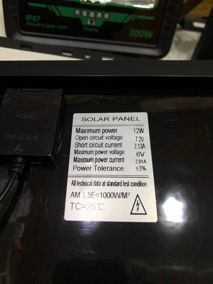 GDSuper 300W/500W/600W Solar Flood Light Remote Control