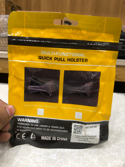 2pcs/Set Tactical P-MAG Multi-Functional Quick Pull Holster (Magazine Grip)