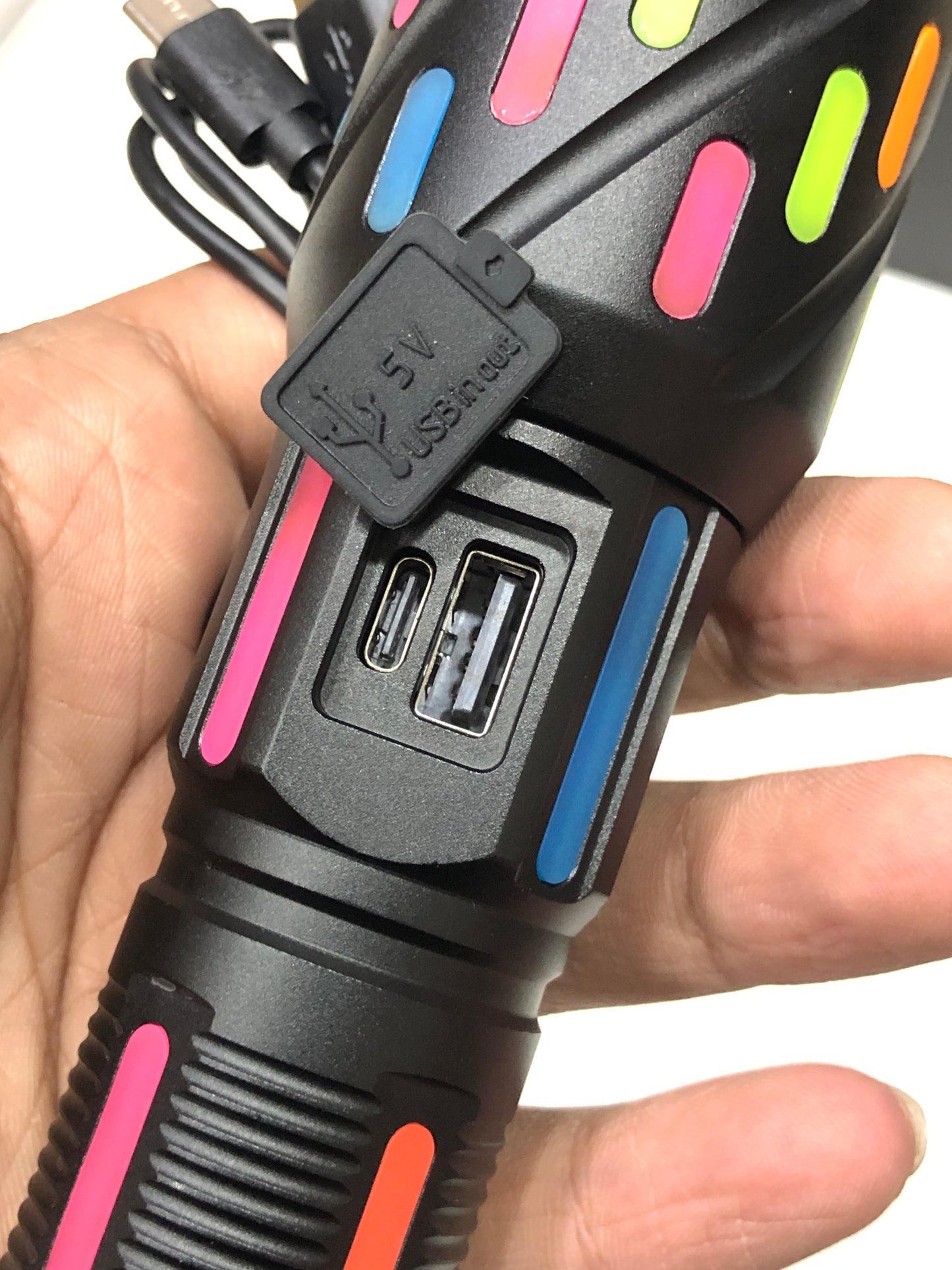 COBA High Power LED Flashlight With Fluorescent Absorbing Film Lumination CB-G706