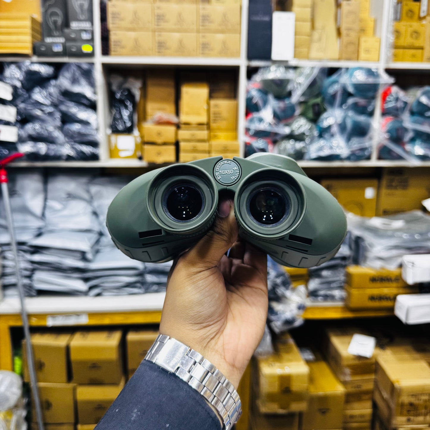 10x50 Waterproof Military Binoculars Built-in Compass