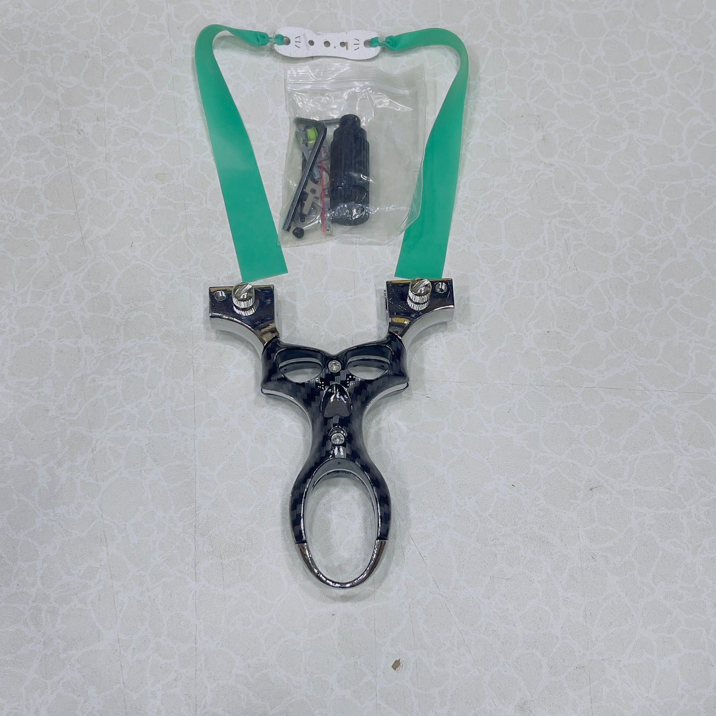 Carbon Fiber Premium Stylish Lightweight Zinc Alloy Hunting Slingshot