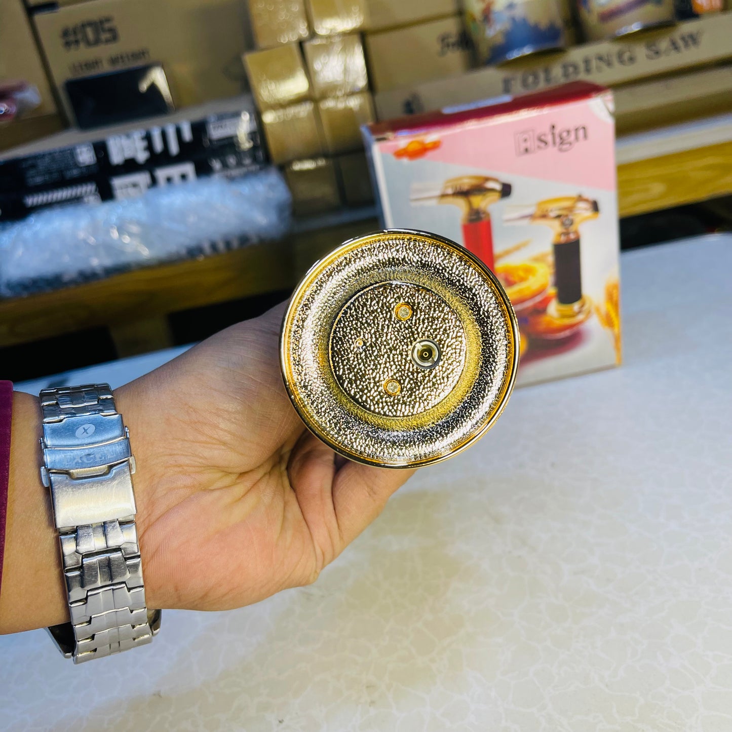 New 1300°c High Flame Premium Refillable Jet Lighter iSign 901