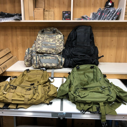 50L Tactical Backpack 4 in 1 Military Bag
