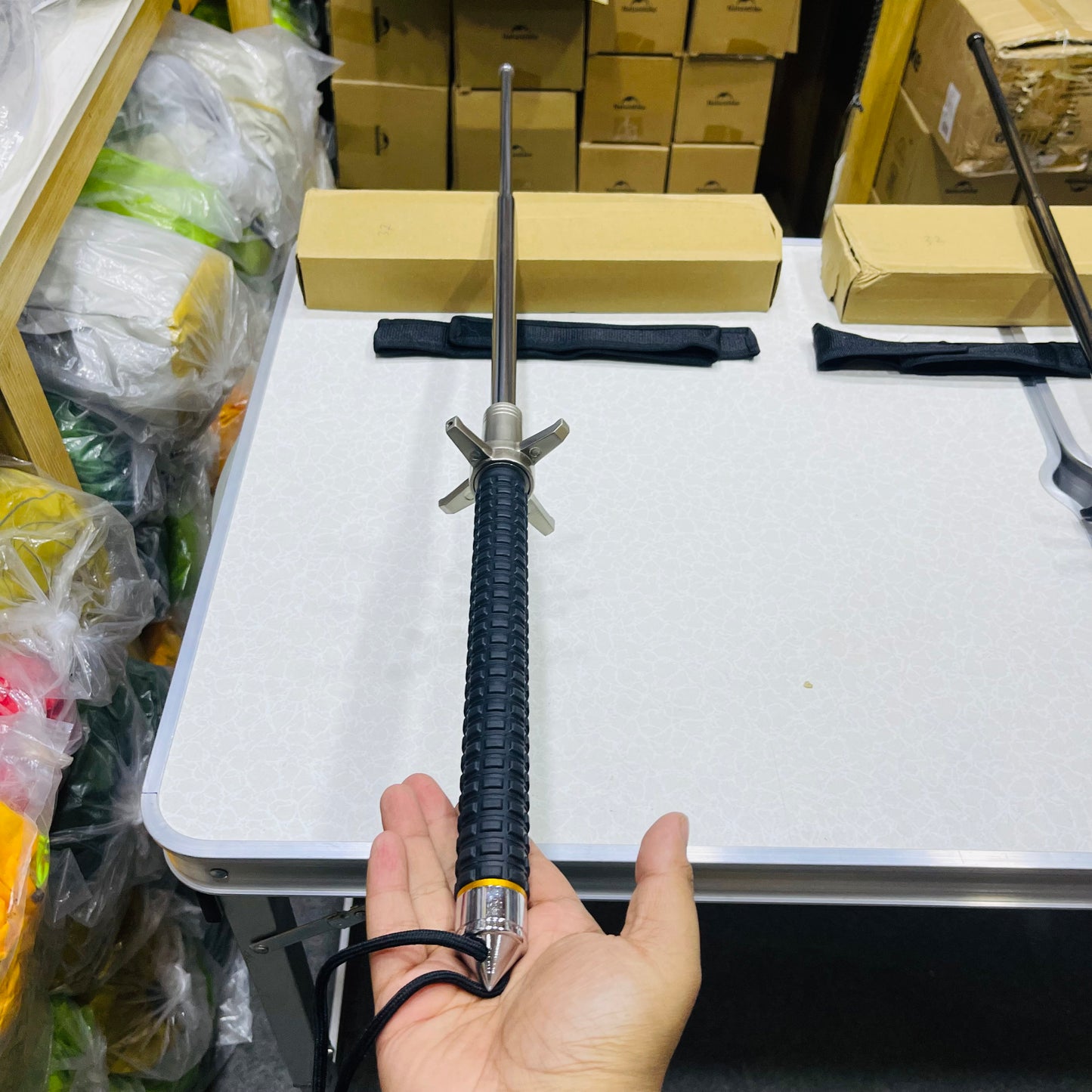 New Tactical Extendable Emergency Self-Defense Rod