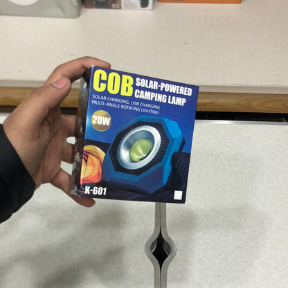 COB Multifunctional Solar Rechargeable Camping Light