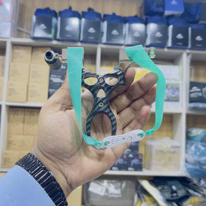 Carbon Fiber Premium Stylish Lightweight Zinc Alloy Hunting Slingshot