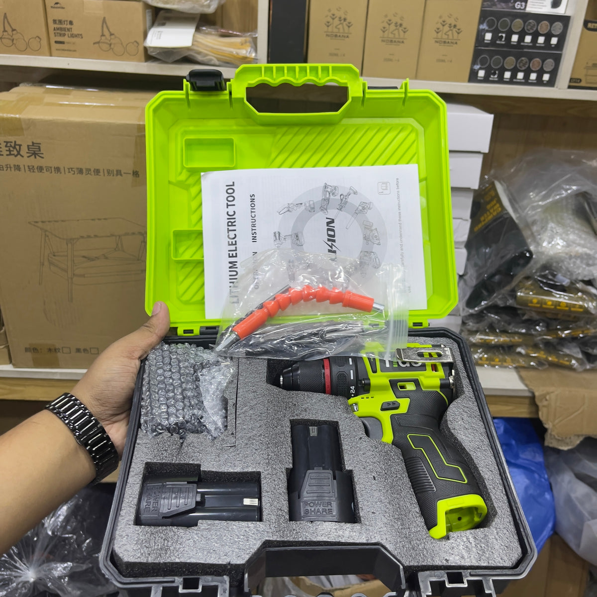 FIDO Cordless Drill Machine – Powerful, Portable & Versatile Tool