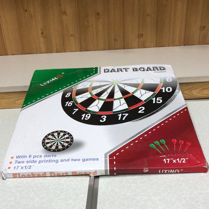 Dart Board With 6 Darts