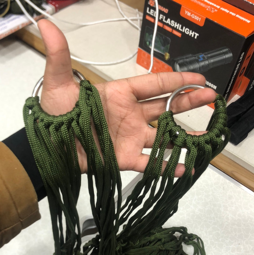 New Outdoor Paracord Net Hammock