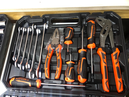 KINGSQUEEN 58pcs/76pcs/82pcs Chromium Stainless Steel Tools Sets