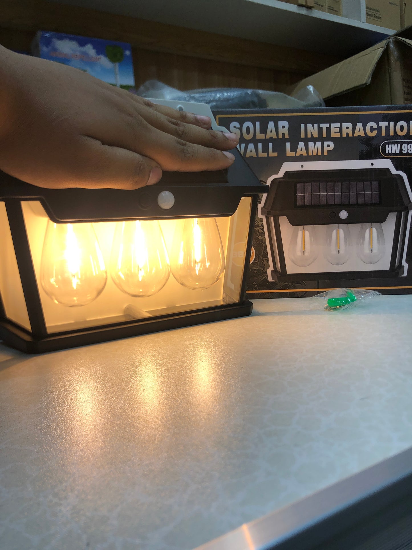 New Solar Wall Lamp Outdoor Waterproof