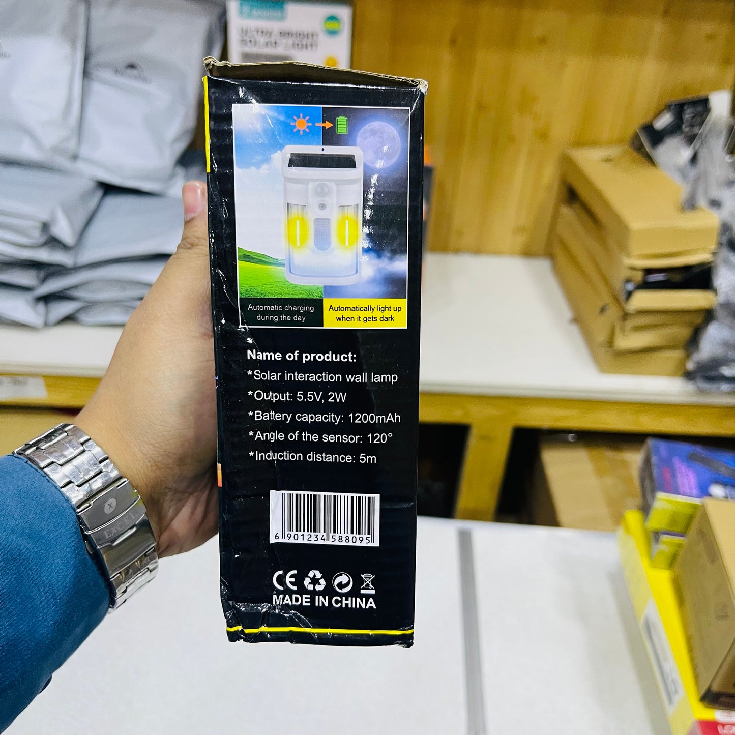 Solar-Powered Wall-Mounted Tungsten Filament Lamp CL-T50