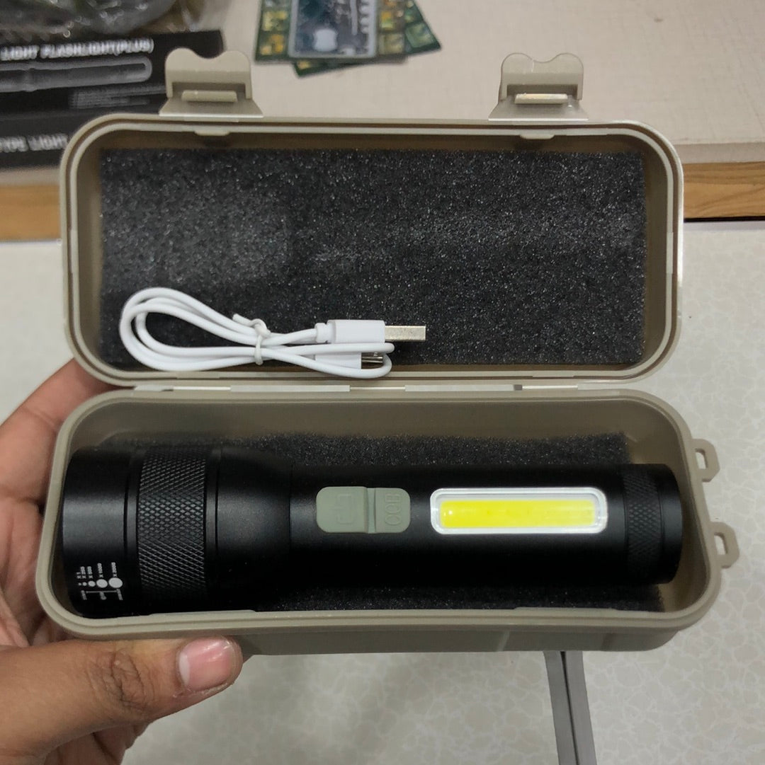 New Mini P90 COBA Flashlight