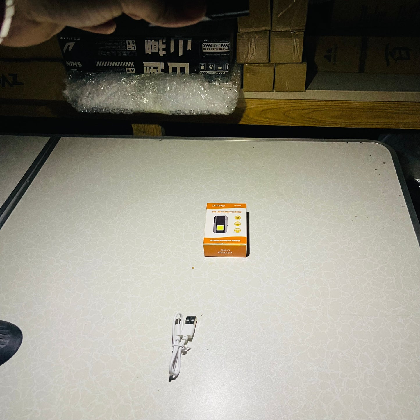 Lovers Multifunctional COB Lamp + Cigarette Lighter LV-6002