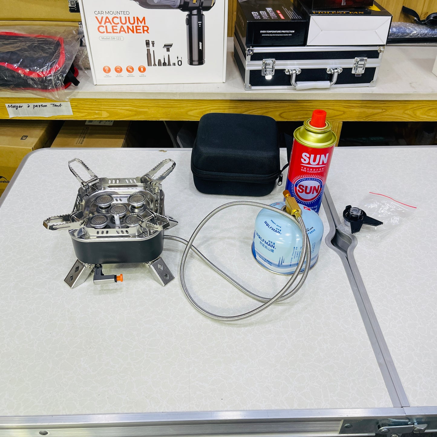 High-Performance 15800W Stainless Steel Outdoor Camping Stove