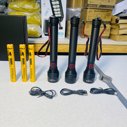 COBA Pack Of 3 COMBO Multifunctional Long Range Torches