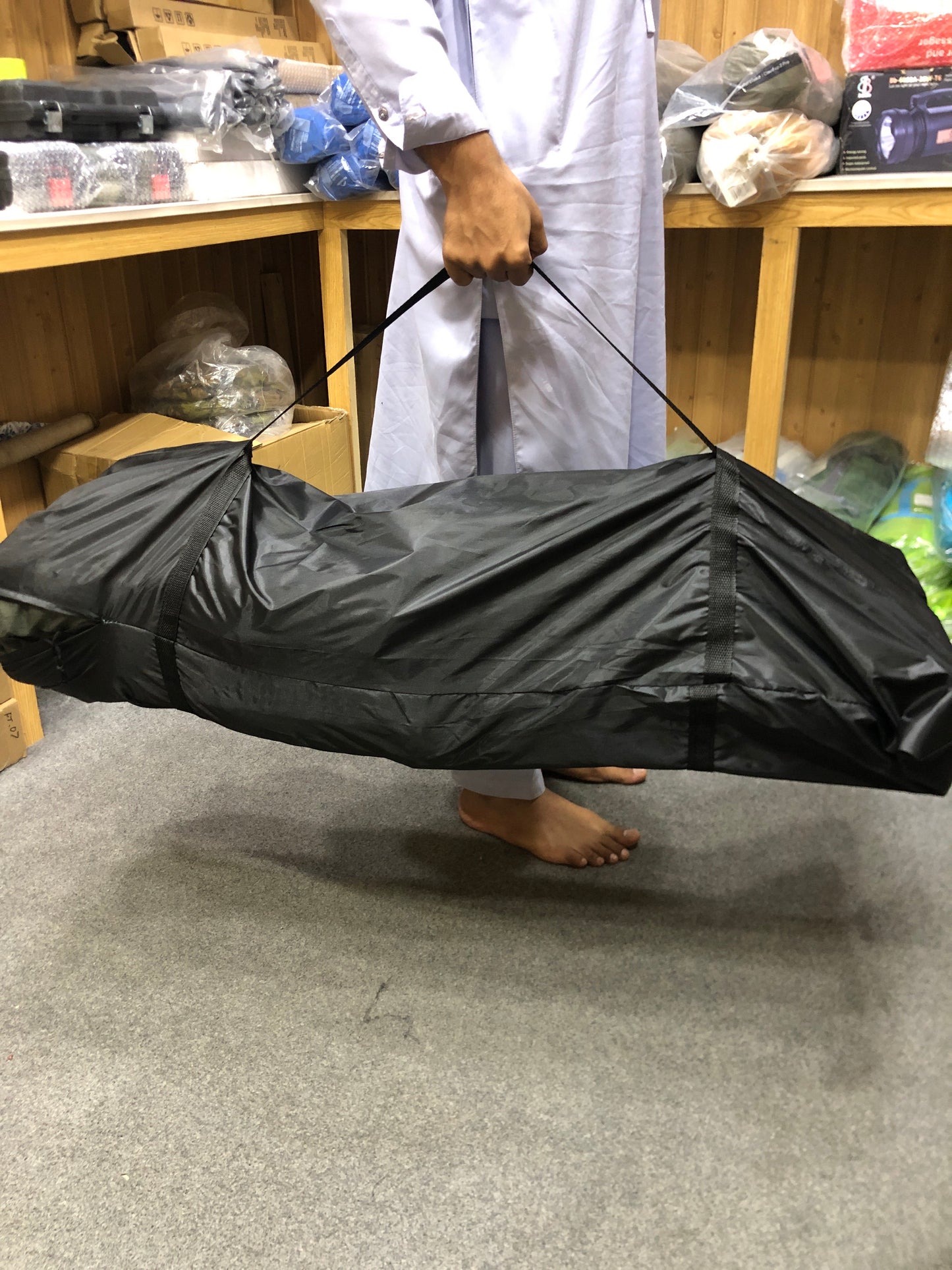 New Aluminum Alloy Beach Folding Camping Bed 300D Foaming