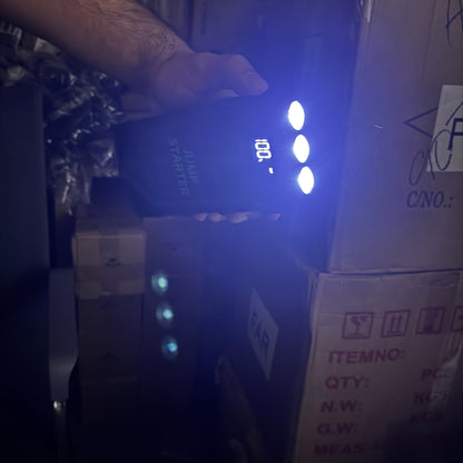 Portable Car Power Jump Starter + Power Banks Emergency Power Tool