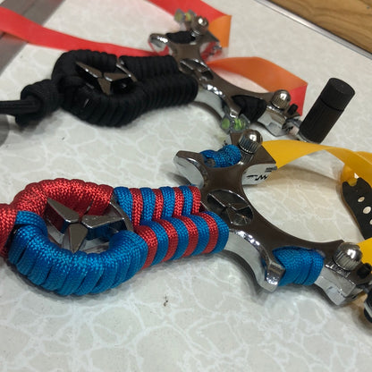 1PC Powerful Hunting Resin Star Slingshot With Laser Sight