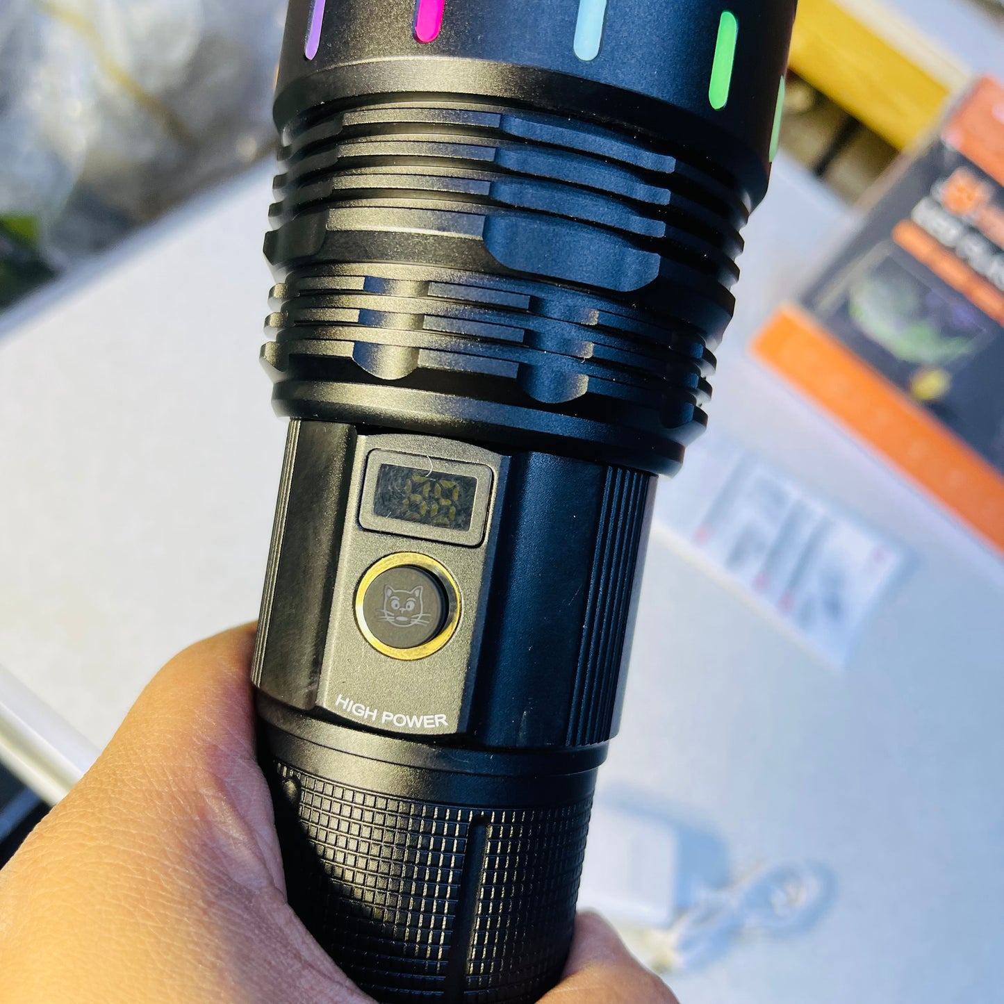 HIGH-POWER WHITE LASER LONG RANGE FLASHLIGHT YM-G646-1