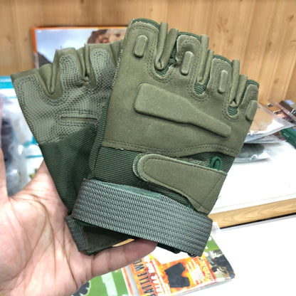 Battle Wolf Half Fingers Gloves