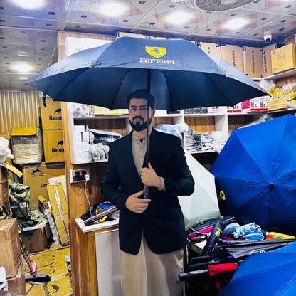FERRARI 3-4 Persons Outdoor Automatic Folding Umbrella