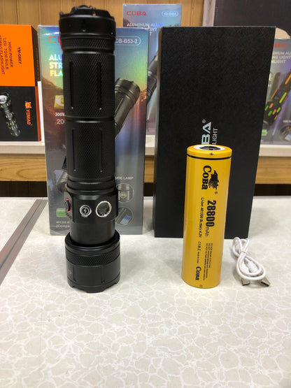 COBA Ultra Bright 7 Modes Rechargeable Flashlight CB-B53-2